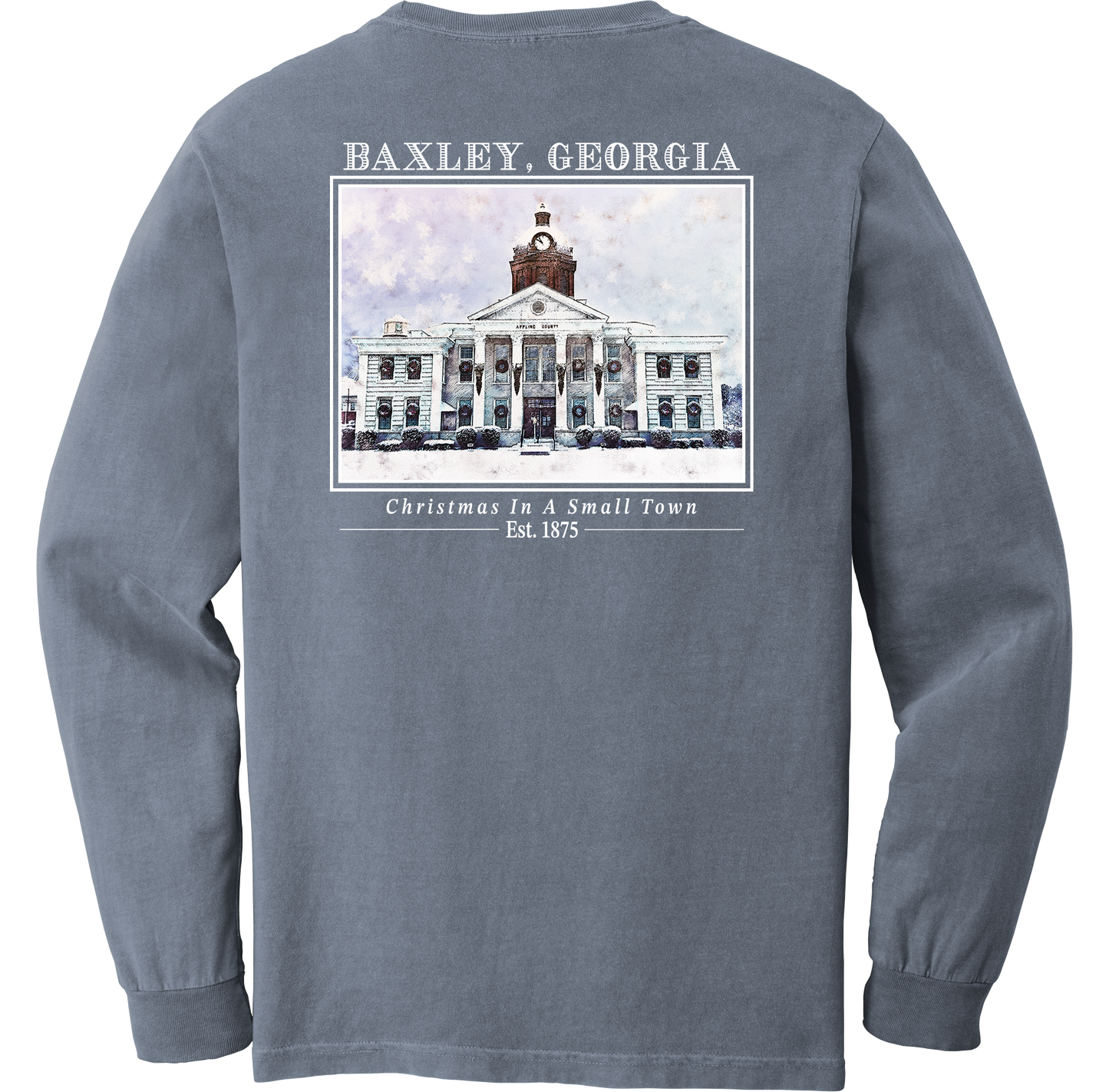 Long Sleeve Baxley, Georgia - "Christmas In A Small Town"