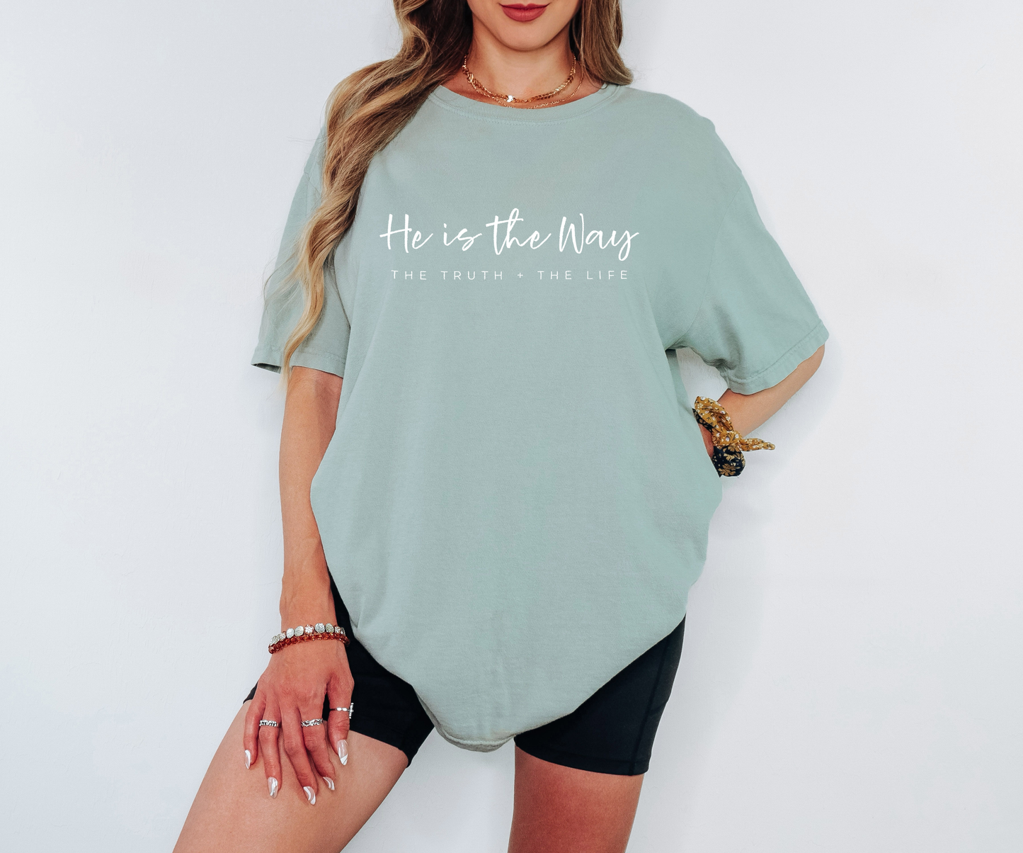 He Is The Way | Comfort Colors tee