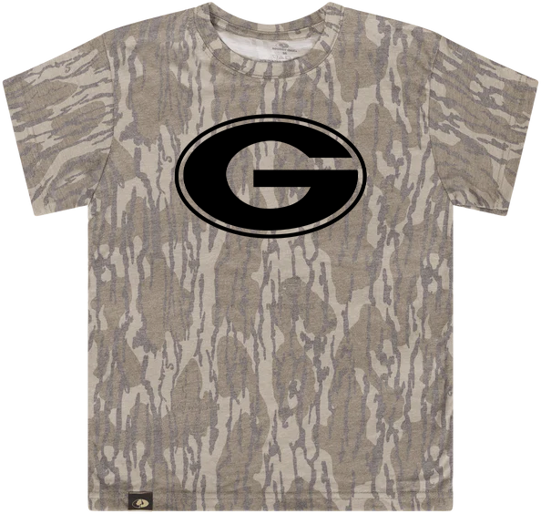Youth Mossy Oak Bottomland Camo UGA tee
