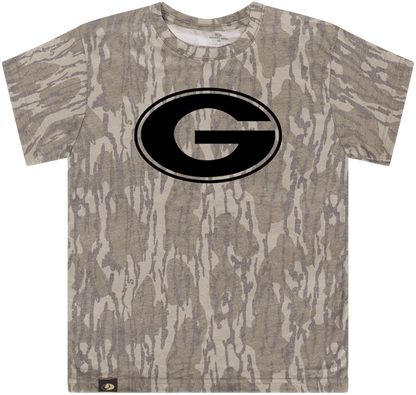 Youth Mossy Oak Bottomland Camo UGA tee
