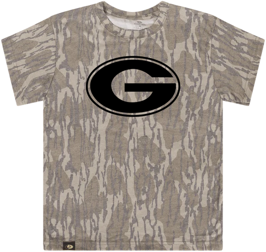 Youth Mossy Oak Bottomland Camo UGA tee