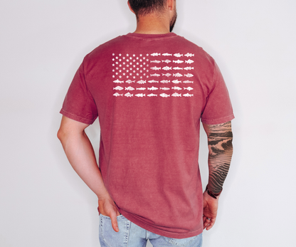 Southern Waters Fish Flag Shirt