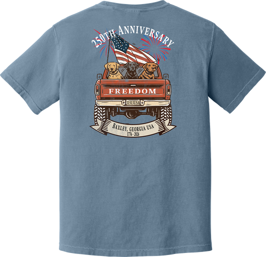 Youth 250th Anniversary Baxley, Ga tshirt
