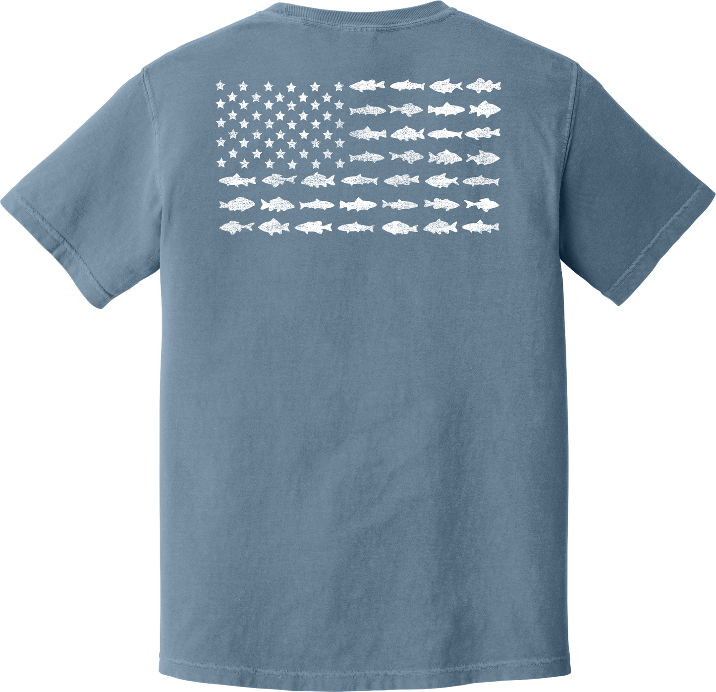 Youth - Southern Waters Fish Flag Shirt