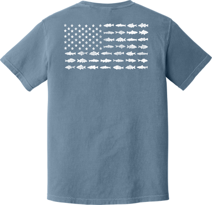 Youth - Southern Waters Fish Flag Shirt