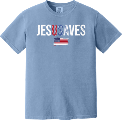 Jesus Saves Patriotic Tee