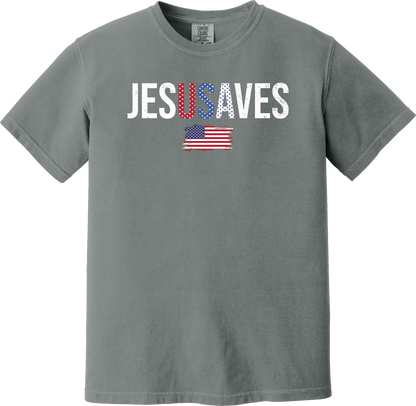 Jesus Saves Patriotic Tee