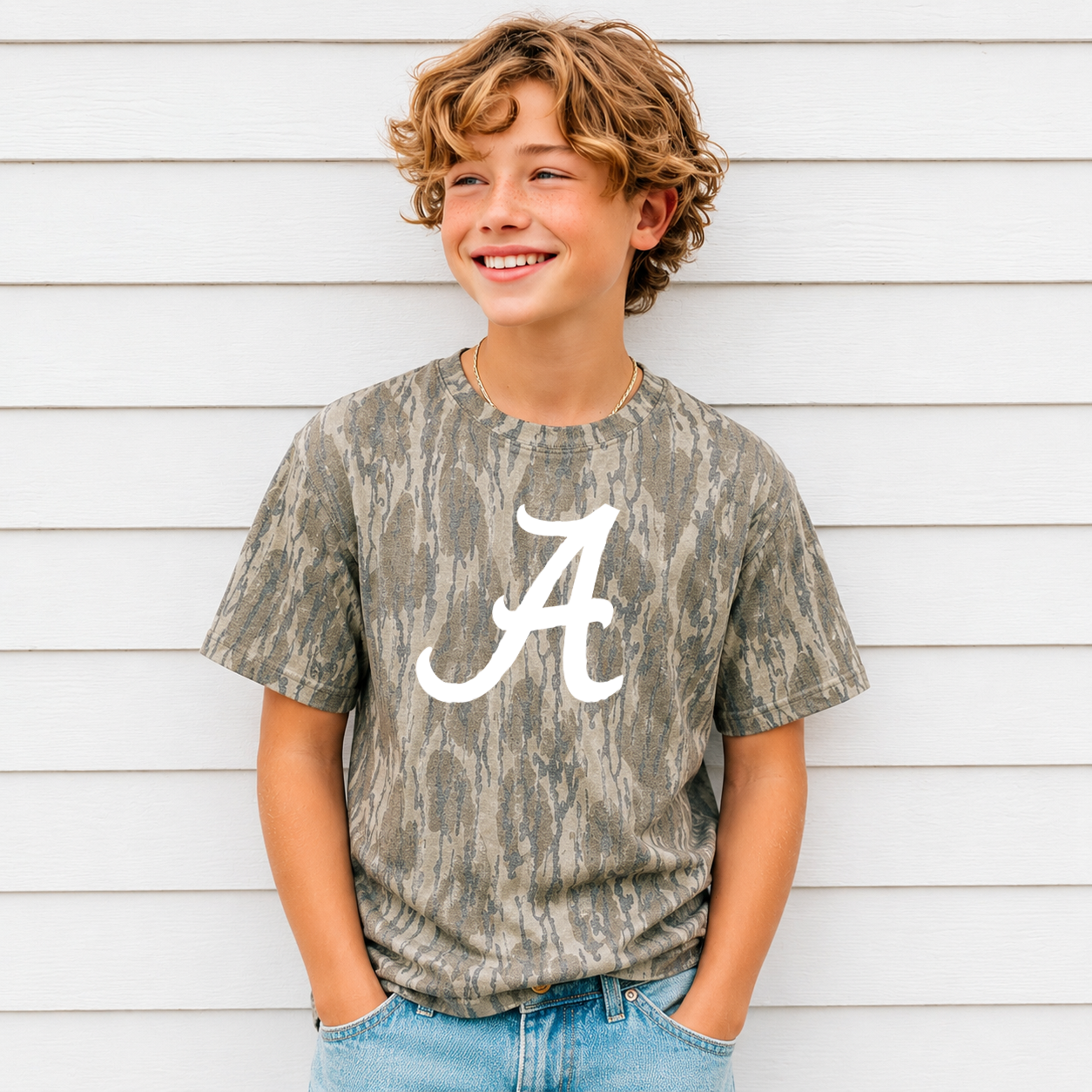 Youth Mossy Oak Bottomland Alabama Tee