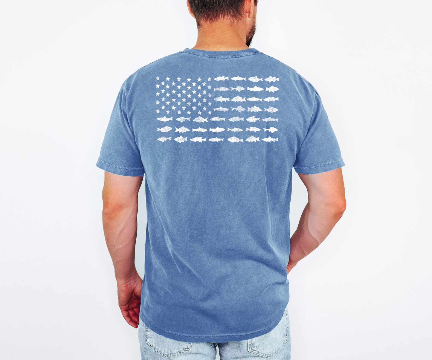 Southern Waters Fish Flag Shirt