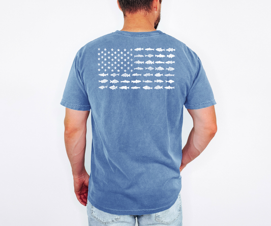 Southern Waters Fish Flag Shirt