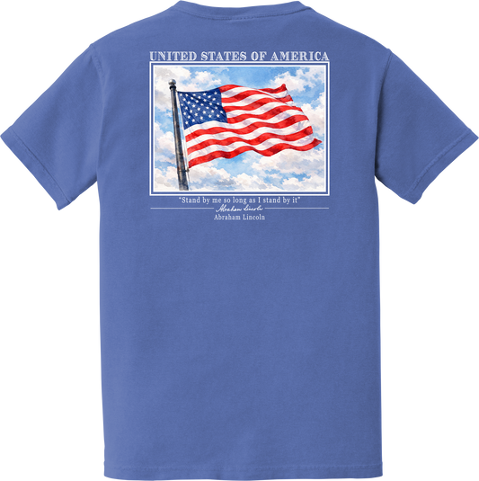 250th American Flag tee
