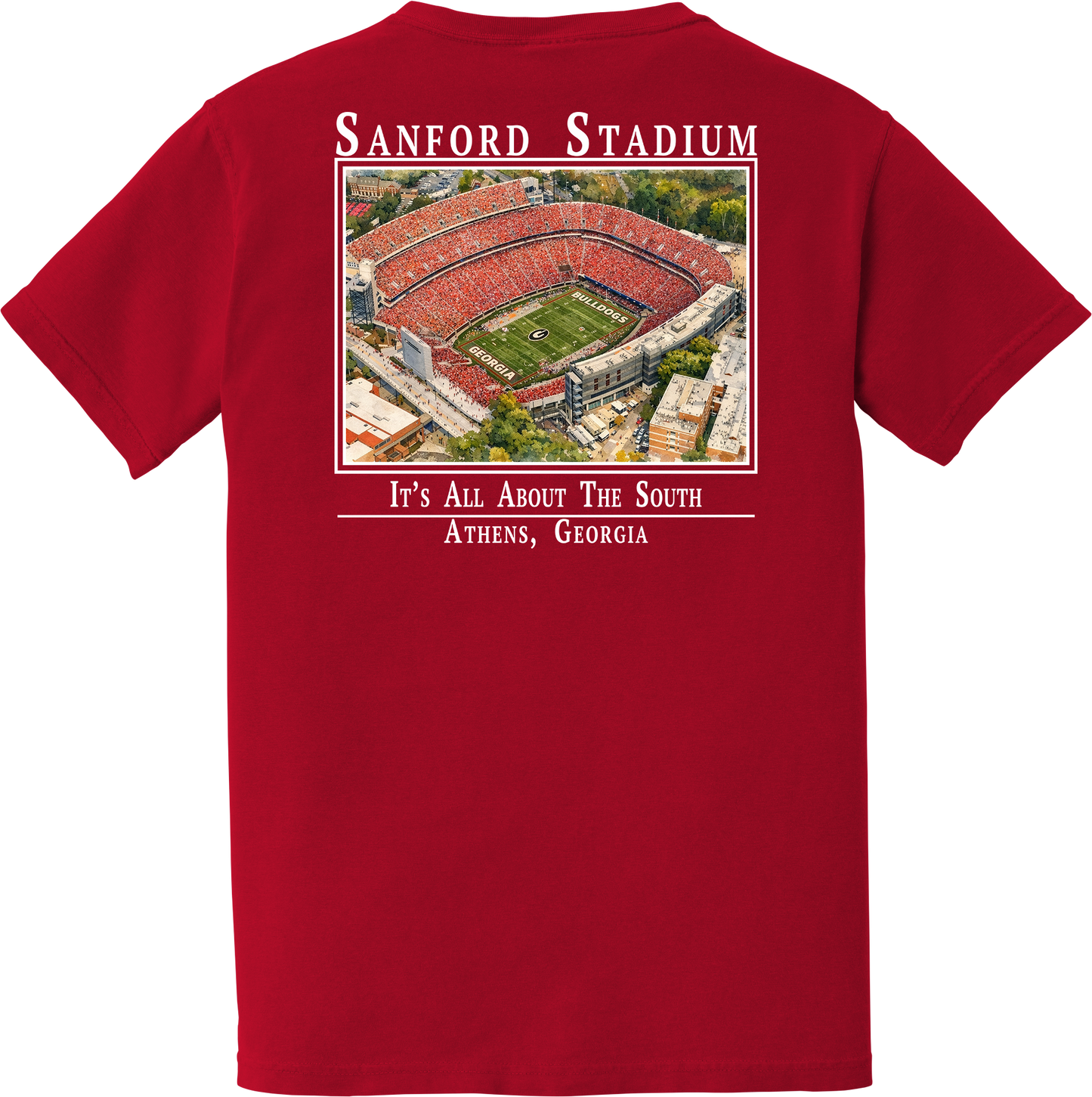 IT'S ALL ABOUT THE SOUTH - Bulldog tee