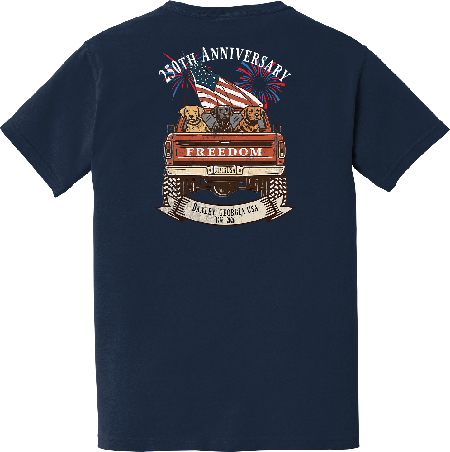 250th Anniversary Baxley, Ga tshirt