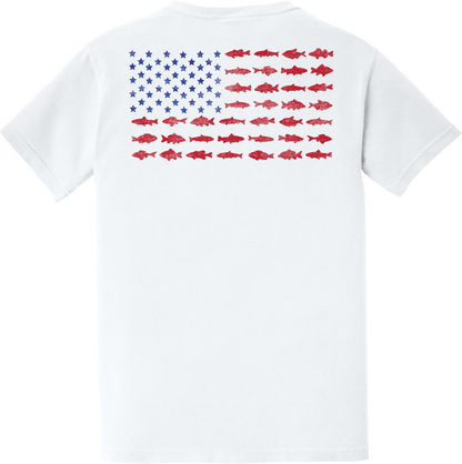 Youth - Southern Waters Fish Flag Shirt