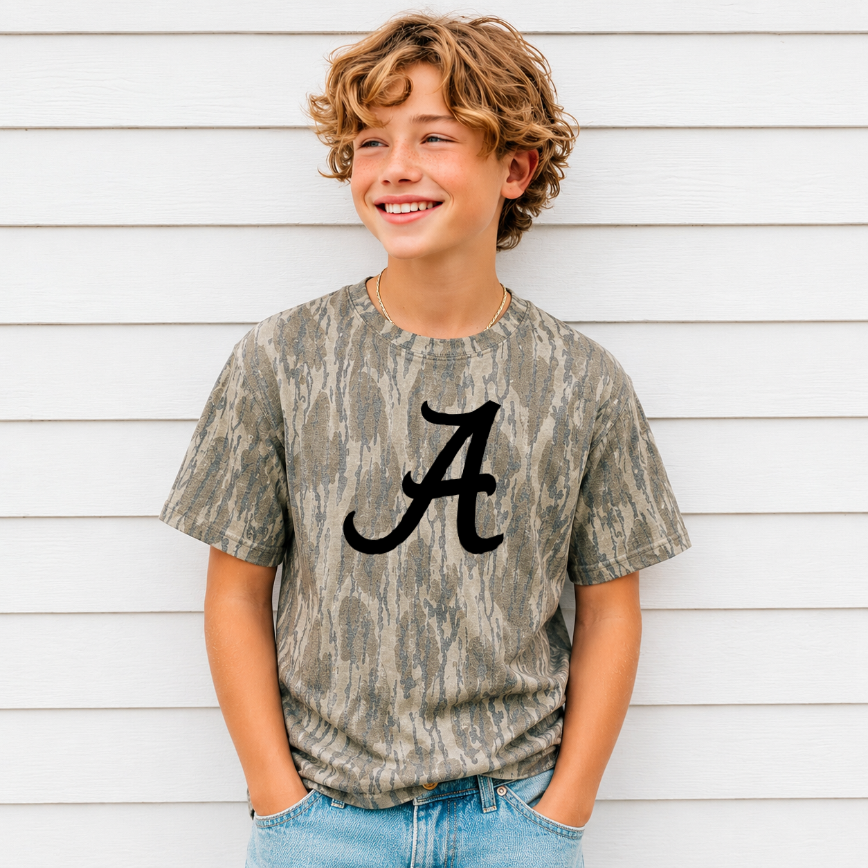 Youth Mossy Oak Bottomland Alabama Tee