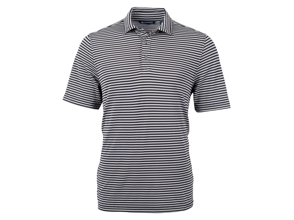 Cutter & Buck Virtue Eco Pique Stripe Recycled Mens Polo
