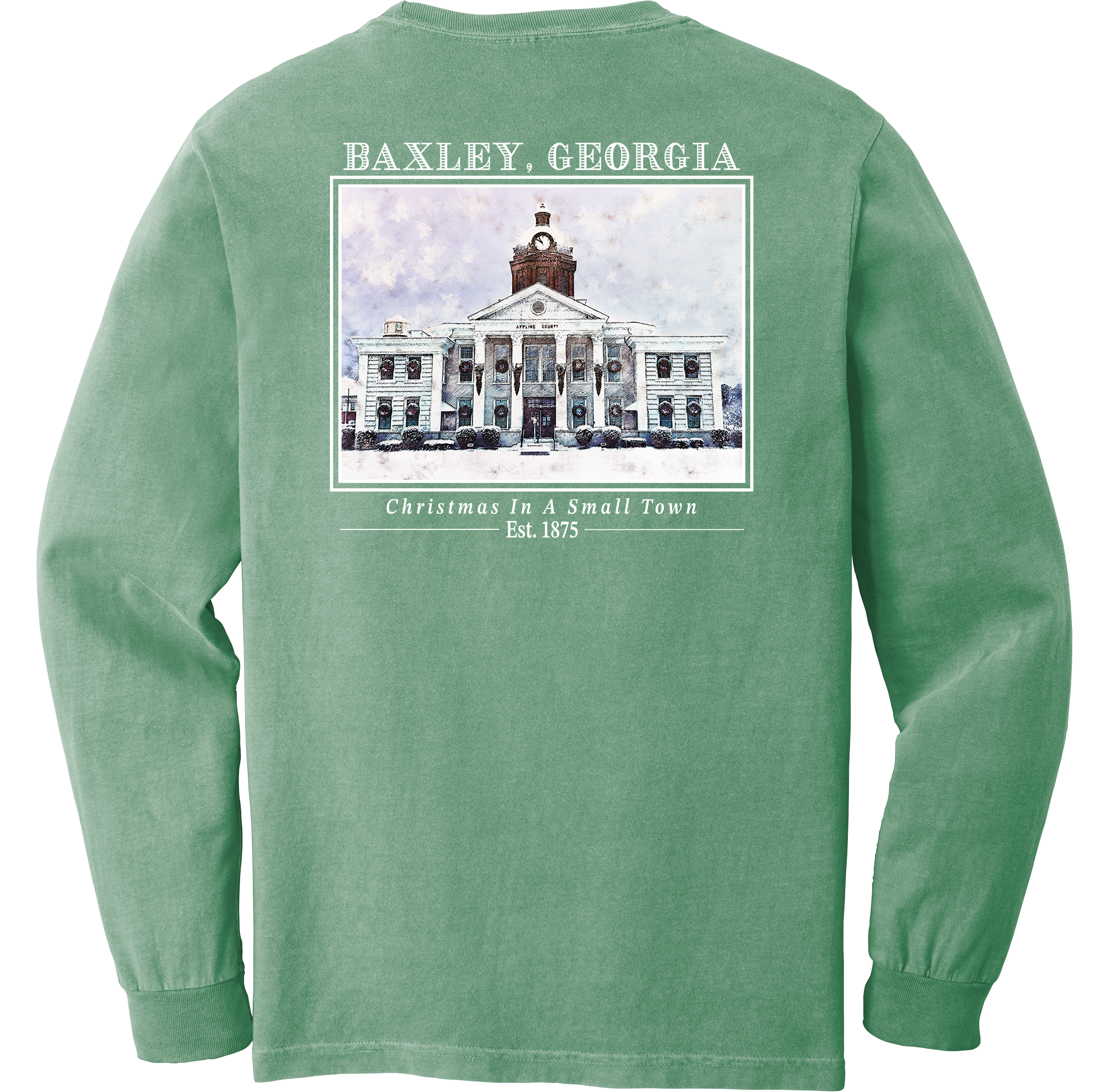 Long Sleeve Baxley, Georgia - "Christmas In A Small Town"