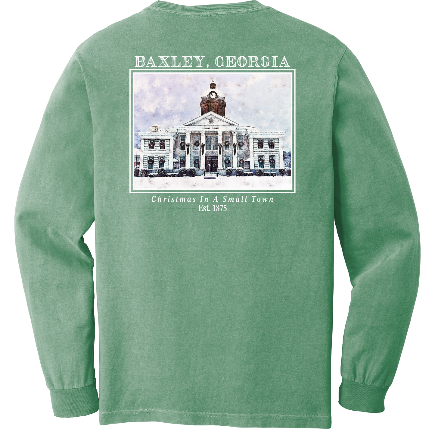 Long Sleeve Baxley, Georgia - "Christmas In A Small Town"
