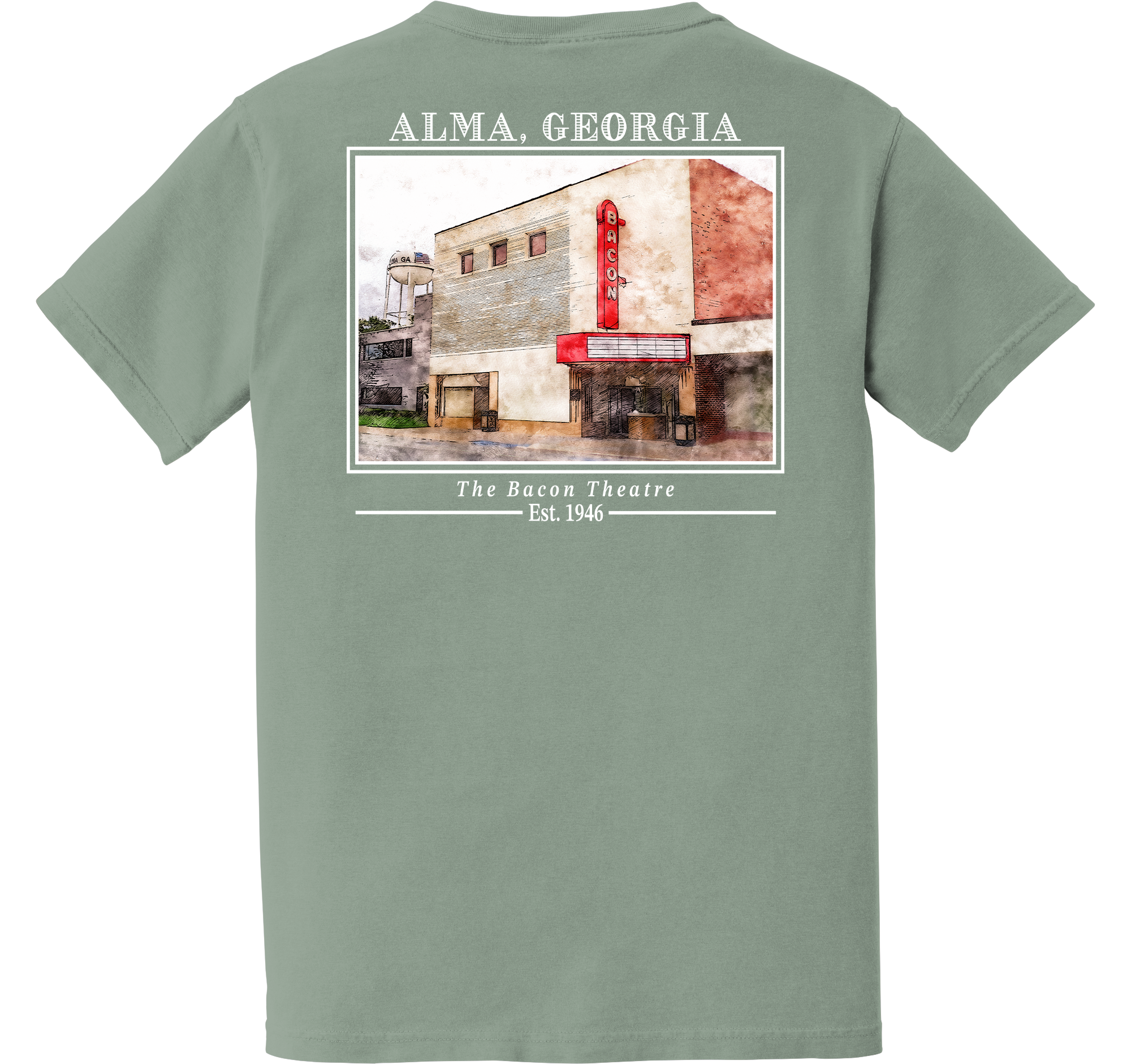 Short Sleeve Alma, Georgia "The Bacon Theatre"