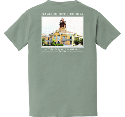 Short Sleeve Hazlehurst, Georgia "Jeff Davis County Courthouse"