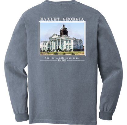 Long Sleeve Baxley, Georgia "Appling County Courthouse"
