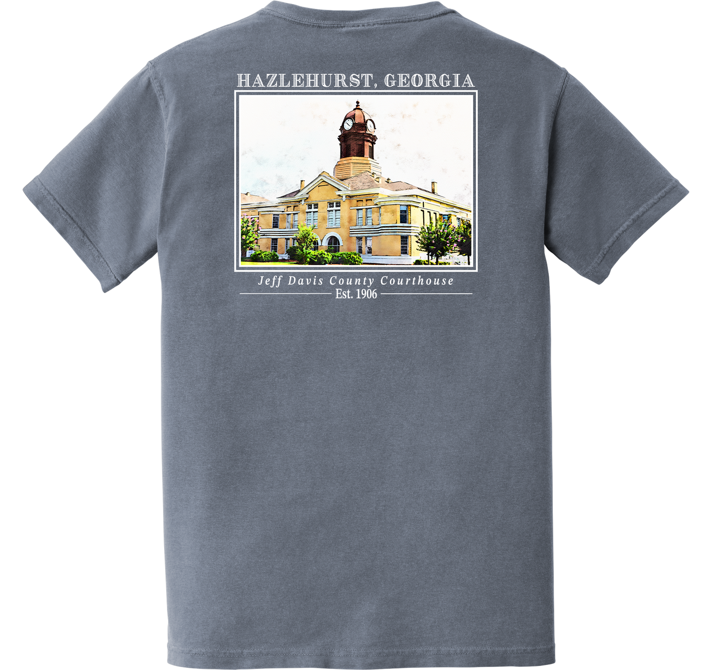 Short Sleeve Hazlehurst, Georgia "Jeff Davis County Courthouse"