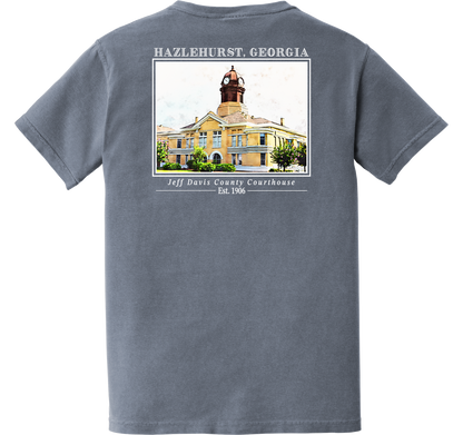 Short Sleeve Hazlehurst, Georgia "Jeff Davis County Courthouse"