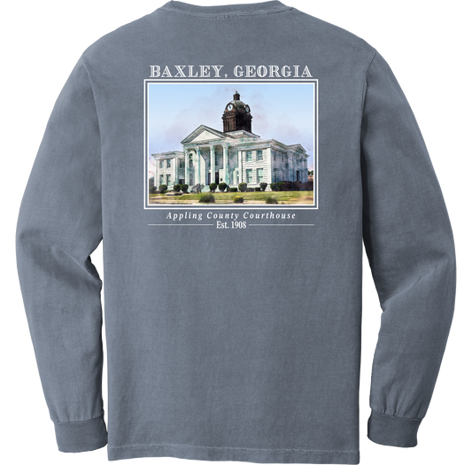 Long Sleeve Baxley, Georgia "Appling County Courthouse"