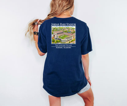 Auburn - “The Loveliest Village” Comfort Colors tee