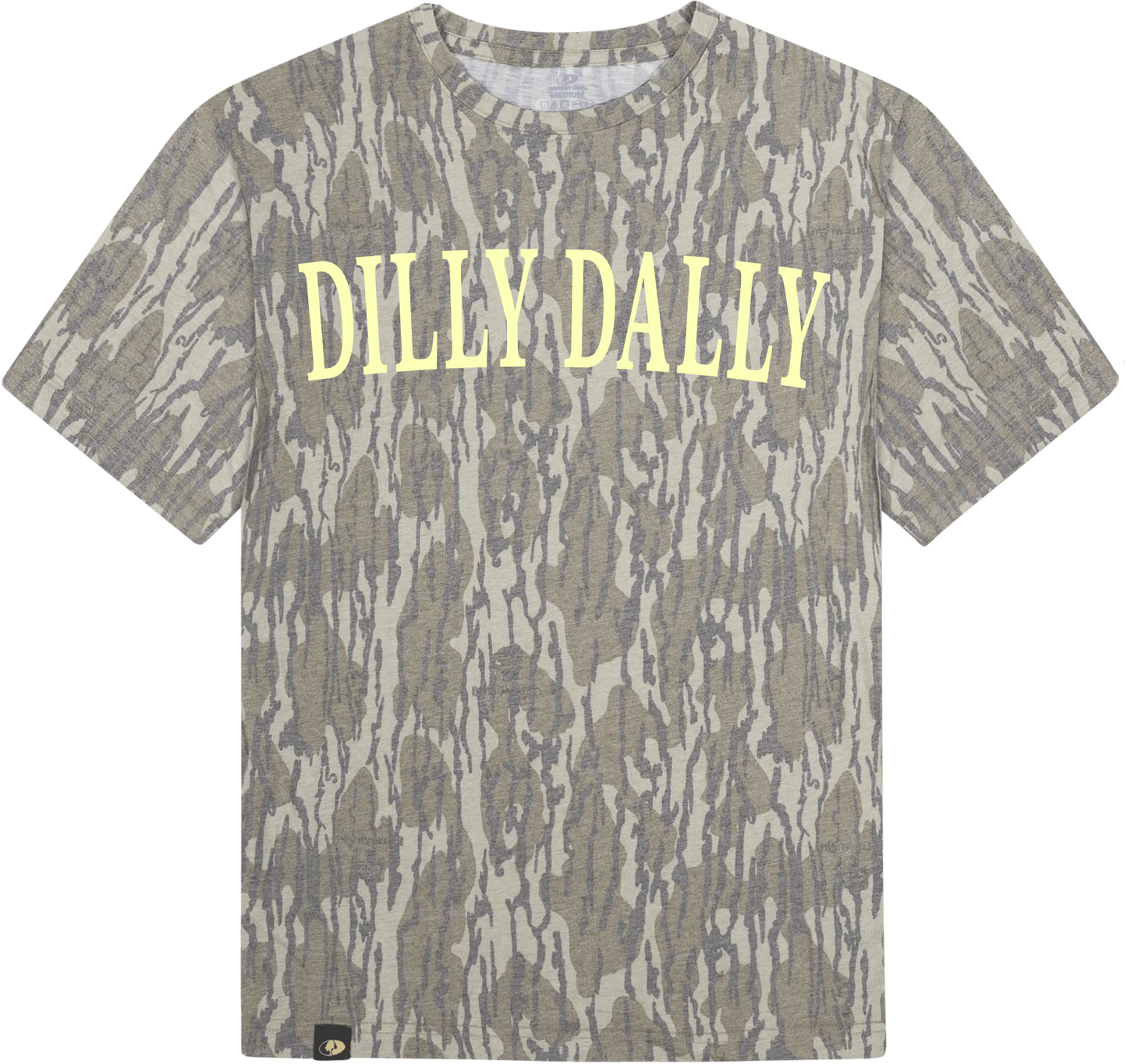 Mossy Oak Bottomland Camo Dilly Dally tshirt