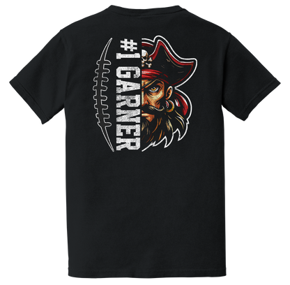 CUSTOM Pirate Football Tee