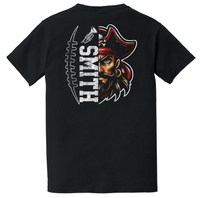 CUSTOM Pirate Football Tee