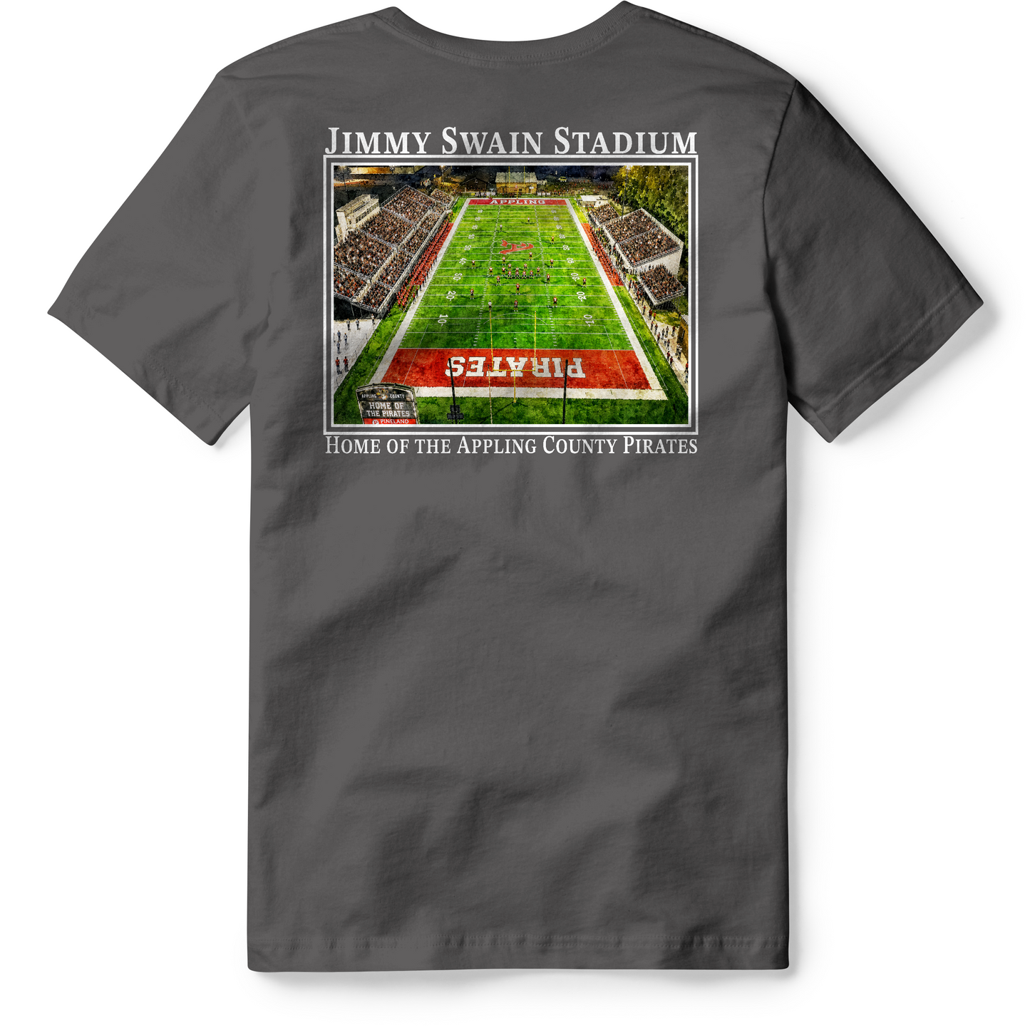 Custom Hometown Football Stadium tee
