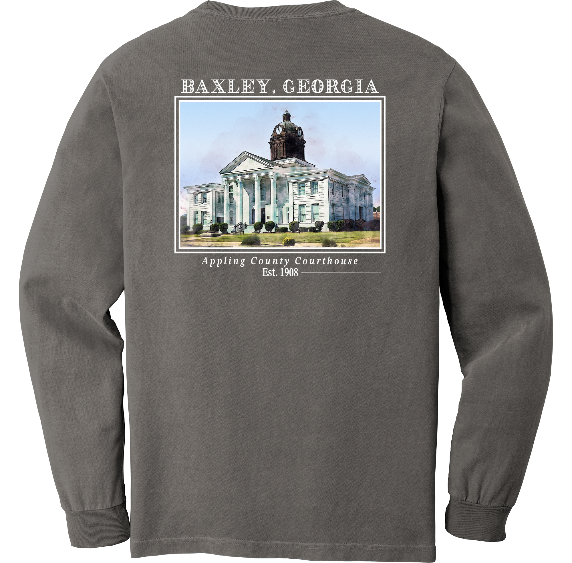 Long Sleeve Baxley, Georgia "Appling County Courthouse"