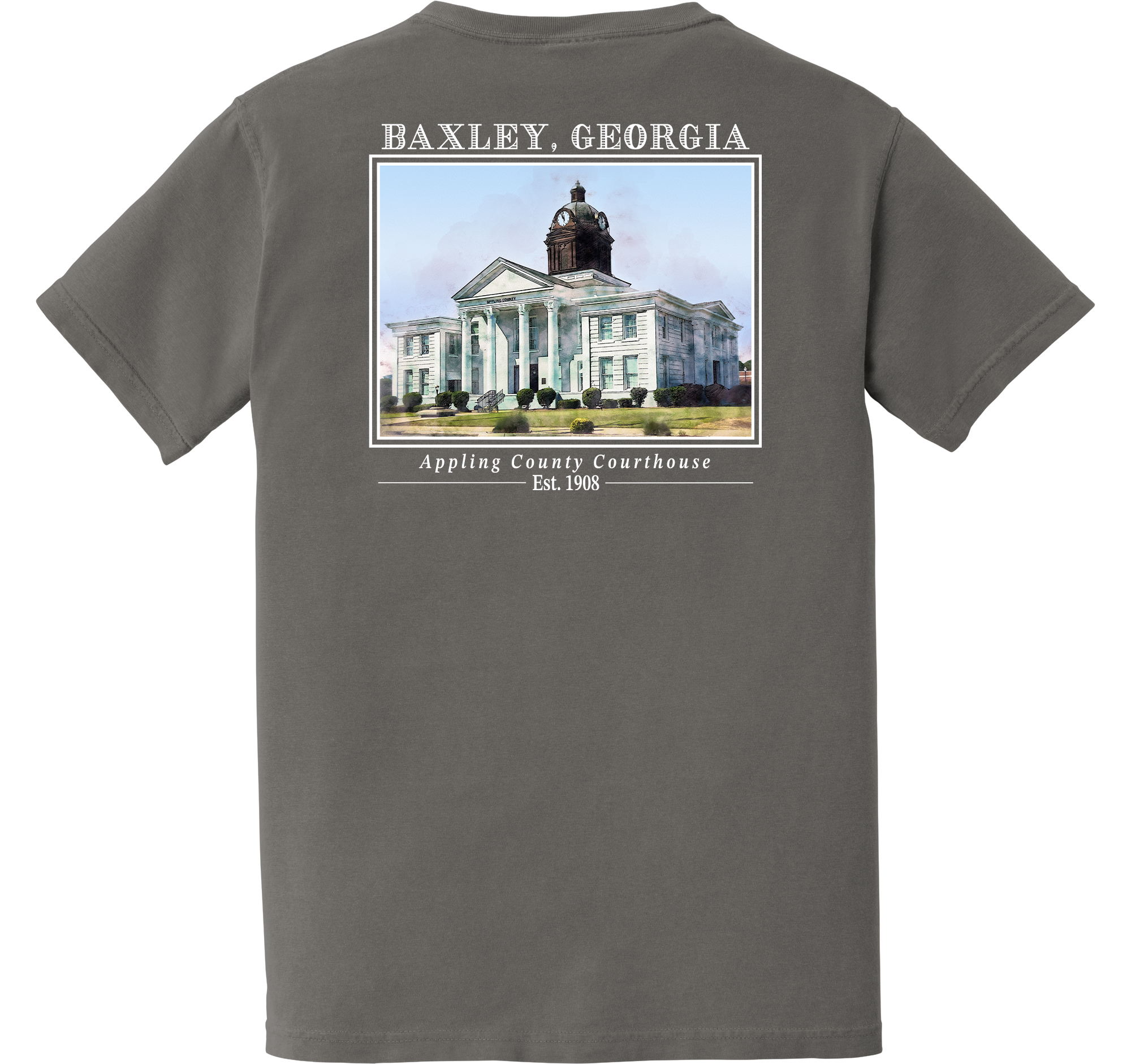 Short Sleeve Baxley, Georgia "Appling County Courthouse"