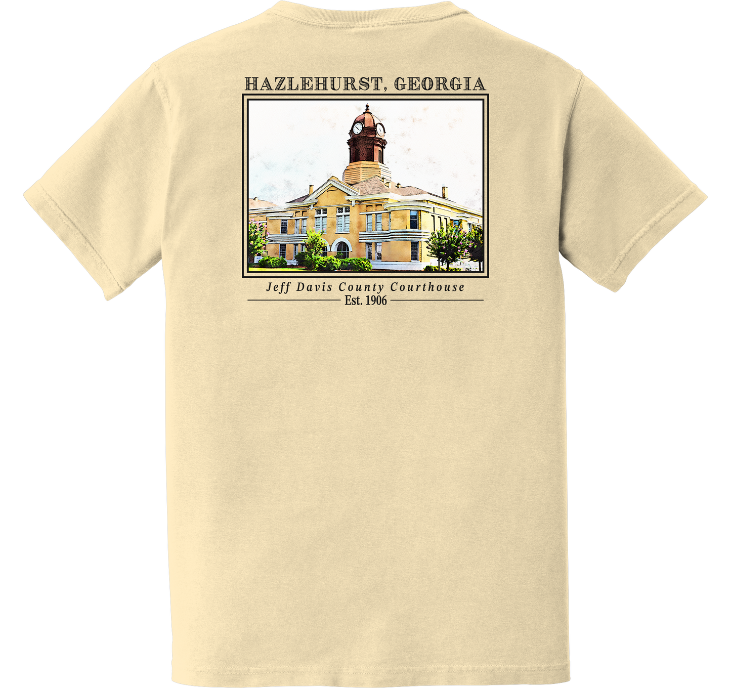 Short Sleeve Hazlehurst, Georgia "Jeff Davis County Courthouse"