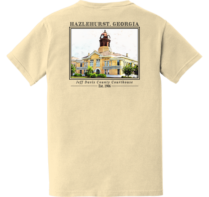 Short Sleeve Hazlehurst, Georgia "Jeff Davis County Courthouse"