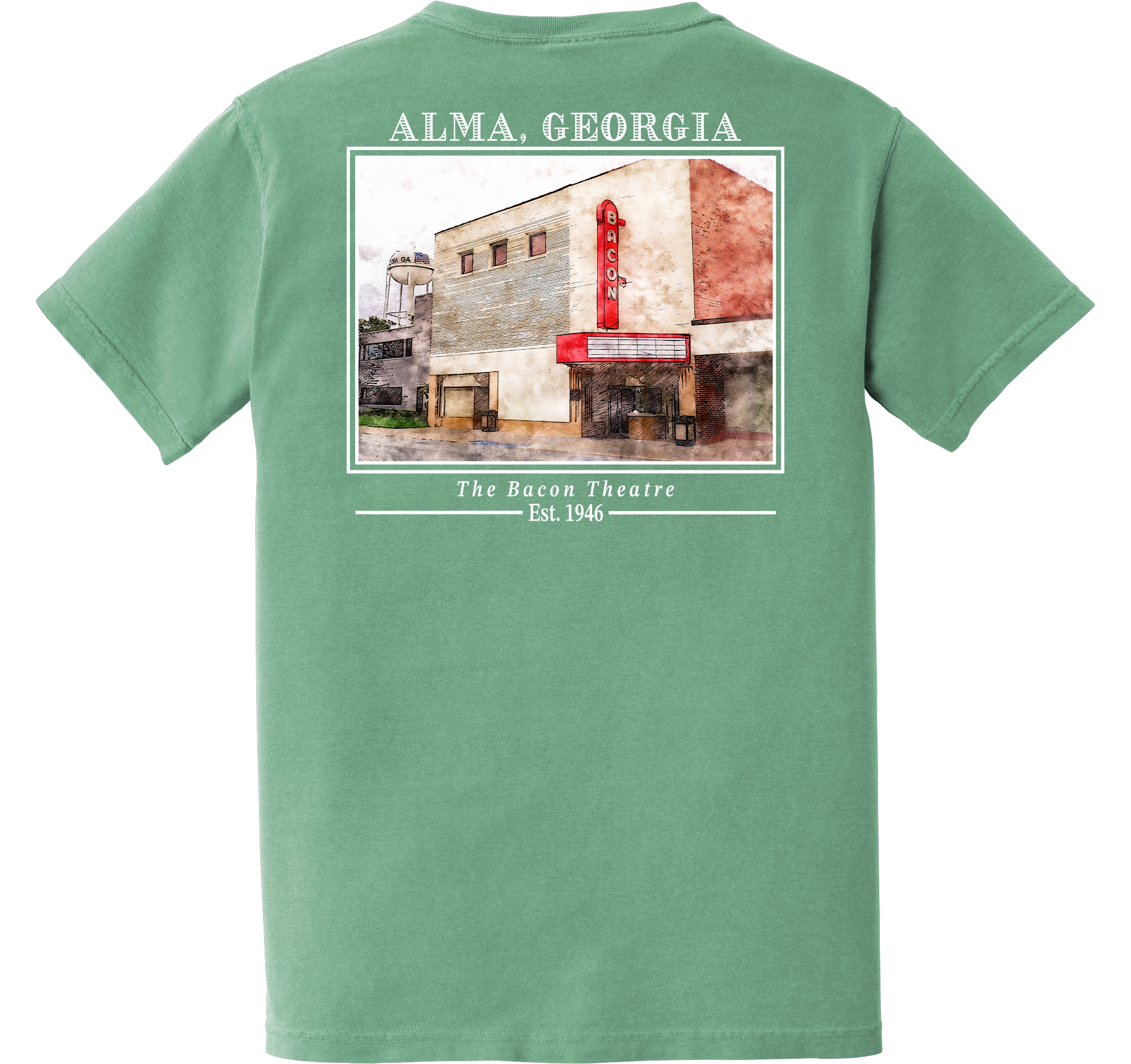 Short Sleeve Alma, Georgia "The Bacon Theatre"