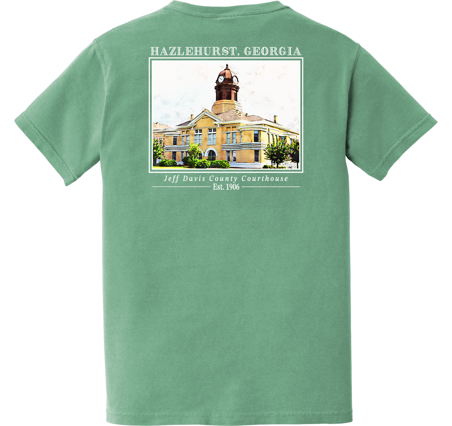 Short Sleeve Hazlehurst, Georgia "Jeff Davis County Courthouse"