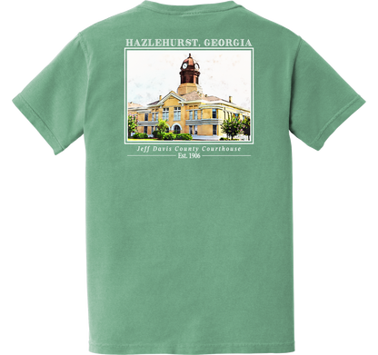 Short Sleeve Hazlehurst, Georgia "Jeff Davis County Courthouse"