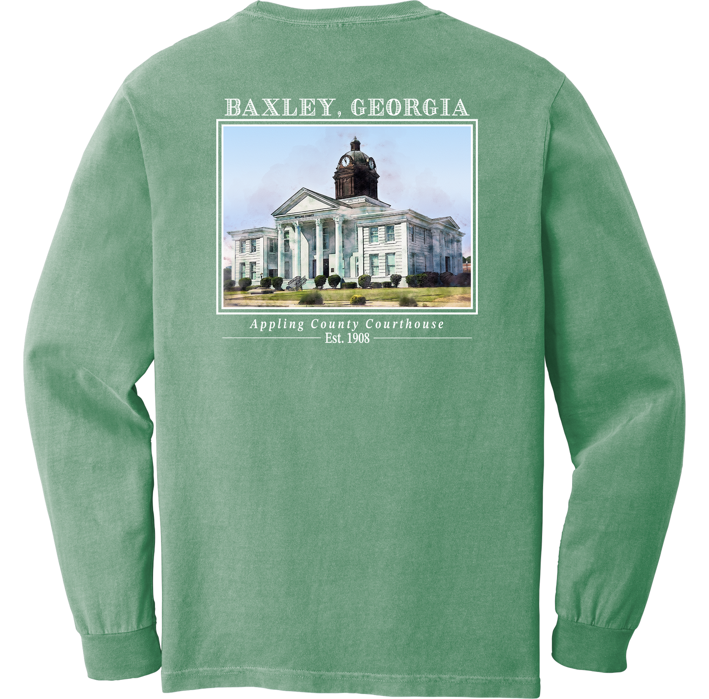 Long Sleeve Baxley, Georgia "Appling County Courthouse"