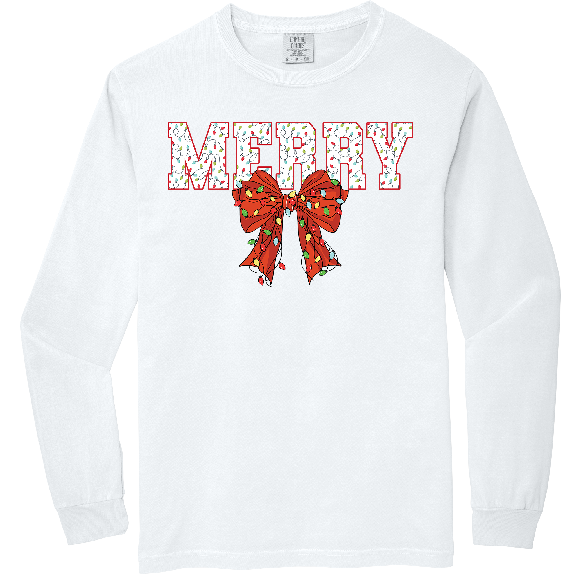 Merry with Coquette Christmas Bow