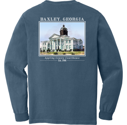 Long Sleeve Baxley, Georgia "Appling County Courthouse"