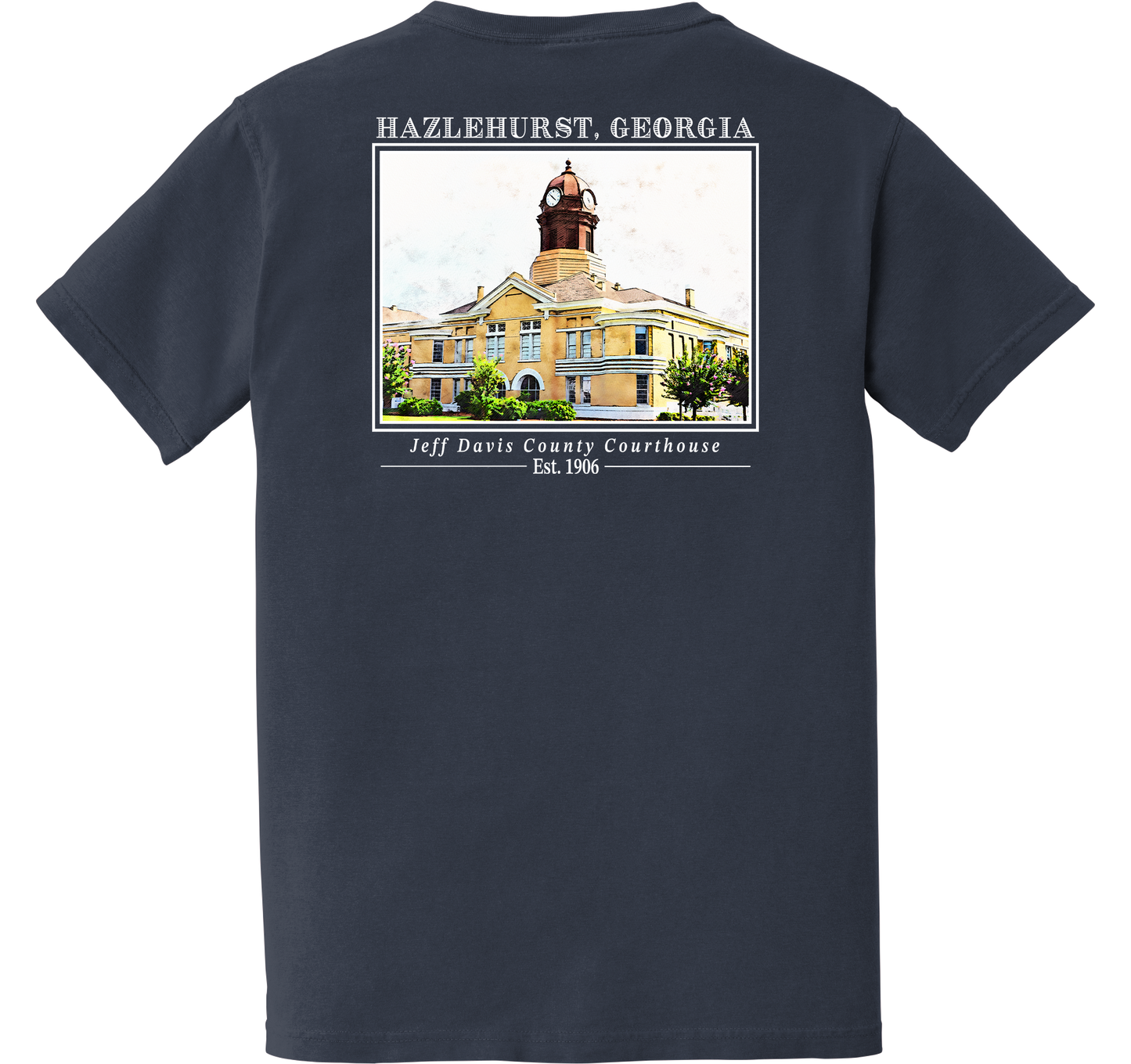 Short Sleeve Hazlehurst, Georgia "Jeff Davis County Courthouse"