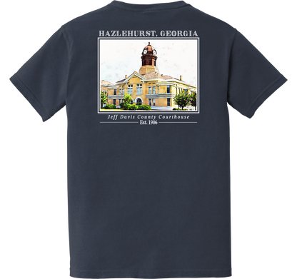 Short Sleeve Hazlehurst, Georgia "Jeff Davis County Courthouse"
