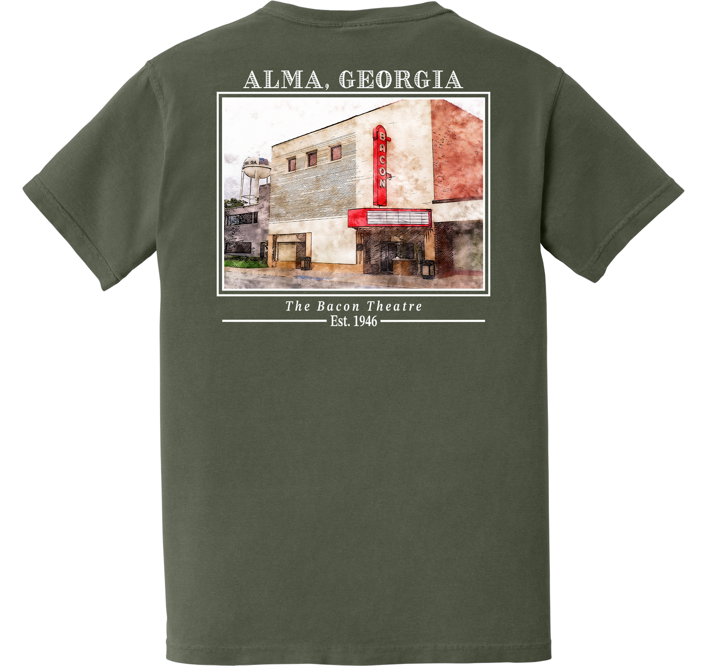 Short Sleeve Alma, Georgia "The Bacon Theatre"