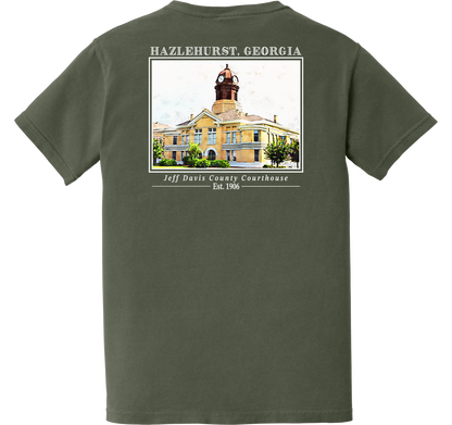 Short Sleeve Hazlehurst, Georgia "Jeff Davis County Courthouse"