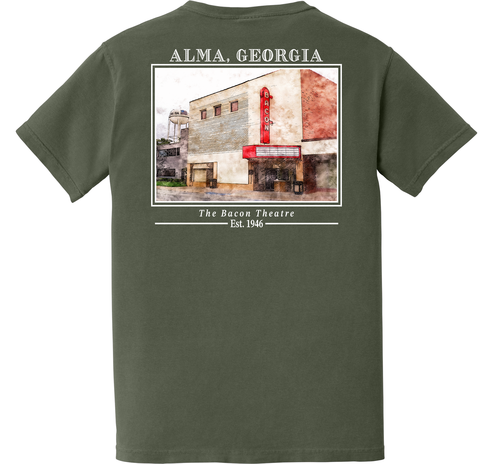 Short Sleeve Alma, Georgia "The Bacon Theatre"