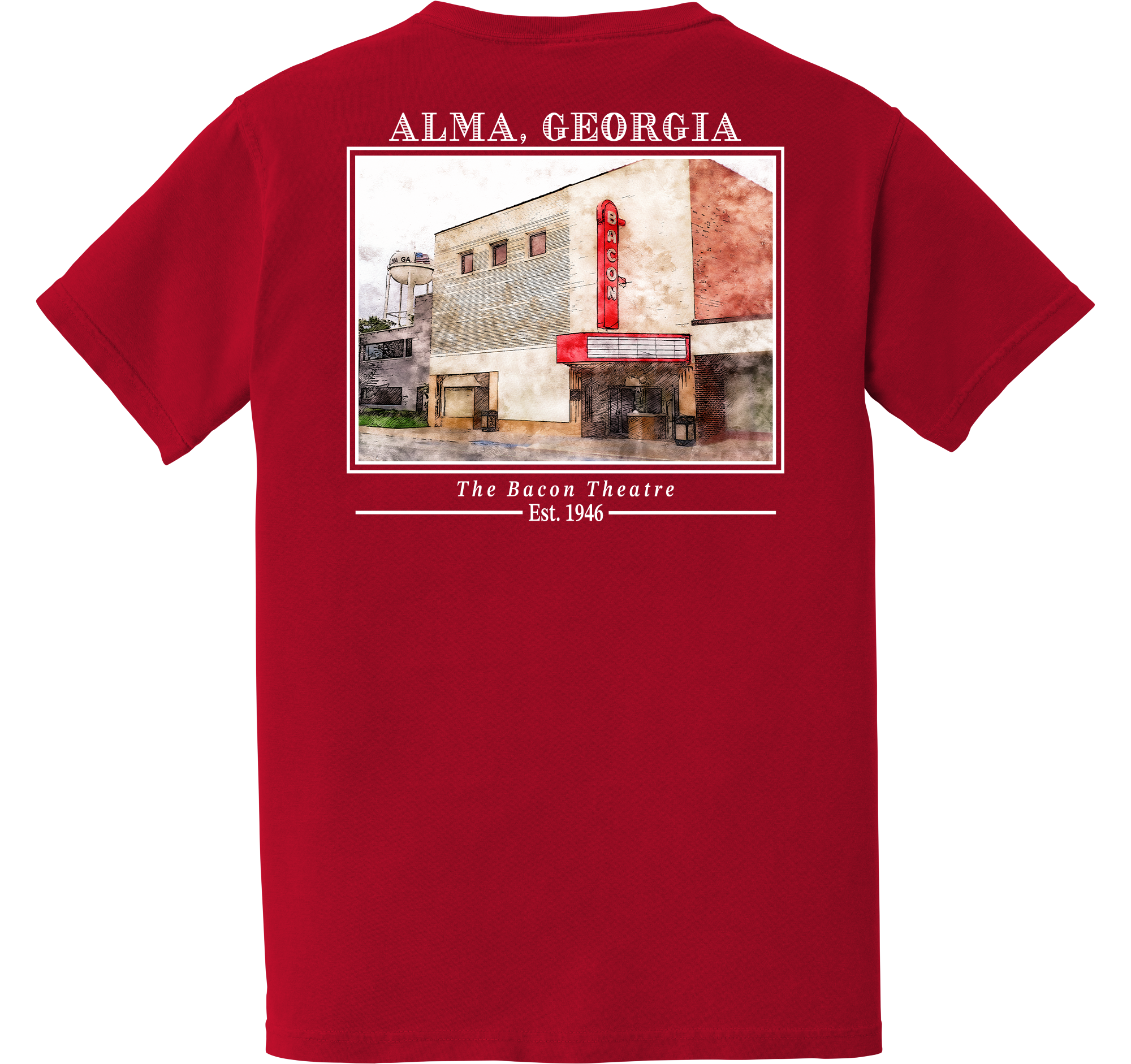 Short Sleeve Alma, Georgia "The Bacon Theatre"