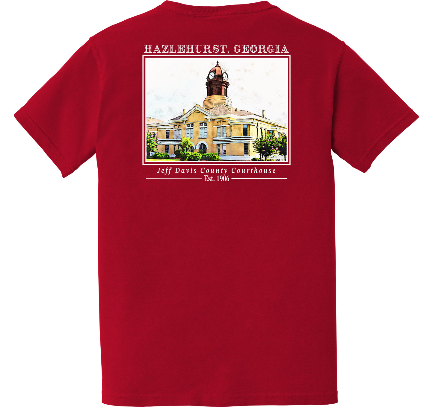 Short Sleeve Hazlehurst, Georgia "Jeff Davis County Courthouse"